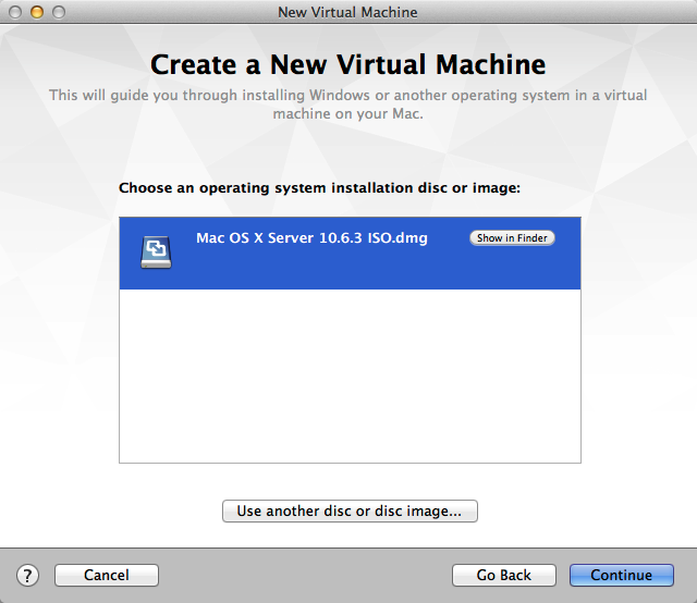 vmware file extension for mac